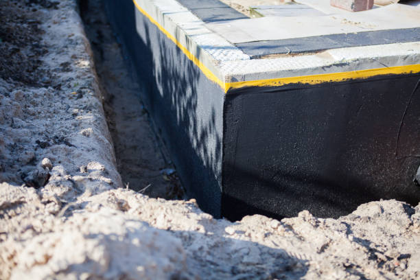 Professional Exterior Waterproofing technician working in Hammonton, NJ